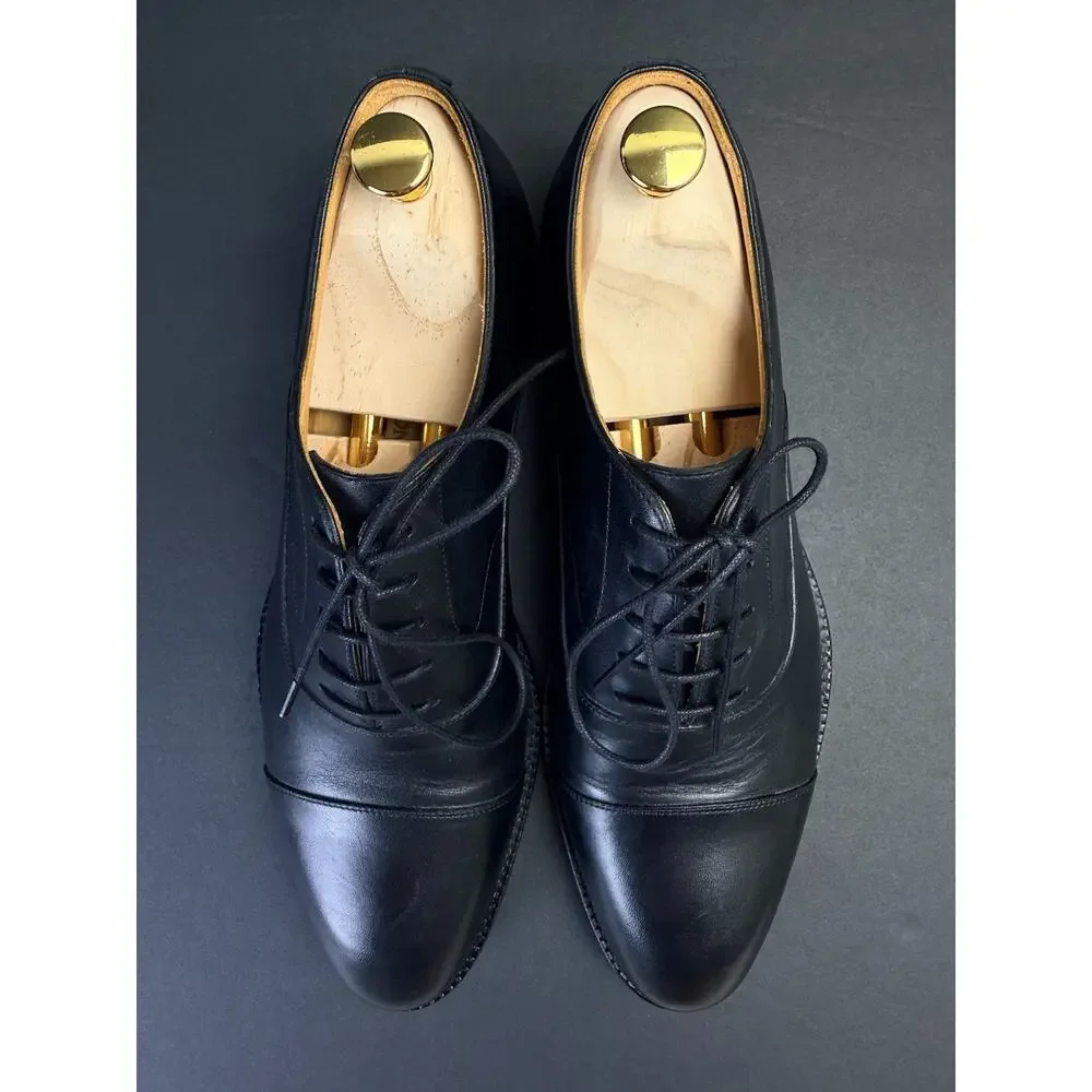 Beckett Simonon Dean Oxford Shoes Men’s 10.5 Black Leather Dress Formal